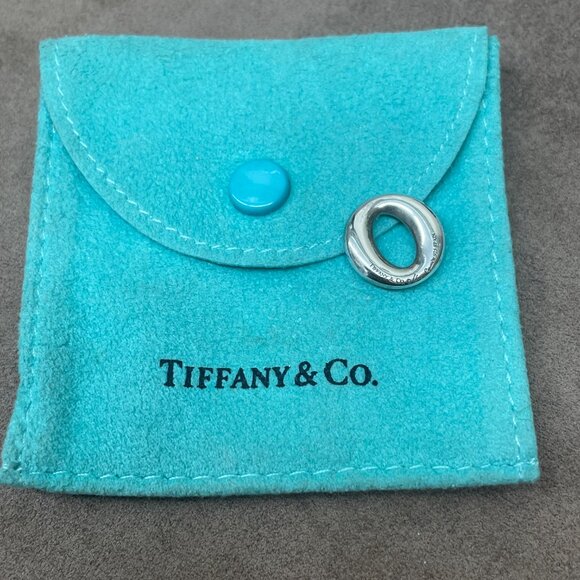 Tiffany & Co. Elsa Peretti Sevillana O Pendant in 925 Sterling Silver with Pouch - Picture 5 of 5